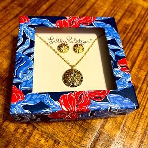 Lilly Pulitzer Circle Goldtone Jewelry Set